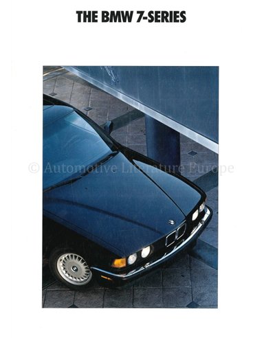 1990 BMW 7 SERIES BROCHURE ENGLISH (US)