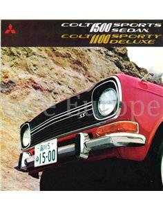 1966 MITSUBISHI COLT 1100 SPORTY DELUXE | 1500 SPORTS SEDAN PROSPEKT JAPANISCH