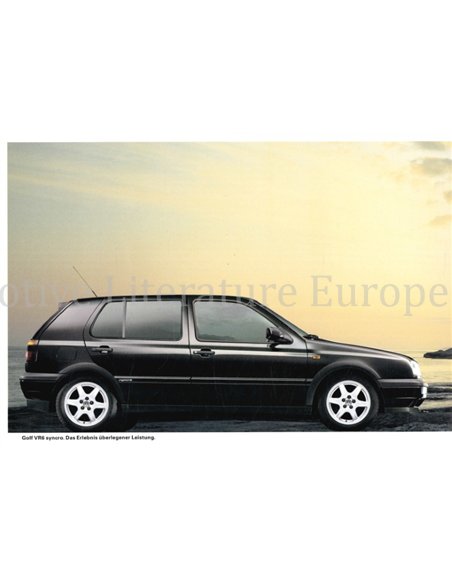 1994 VOLKSWAGEN GOLF VR6 SYNCRO PORTFOLIO PROSPEKT DEUTSCH