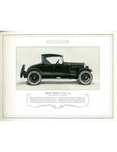 1925 BUICK SIX STANDARD & MASTER MODELLEN BROCHURE ENGELS 2