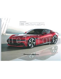 2025 FERRARI 12 CILINDRI OWNERS MANUAL ENGLISH