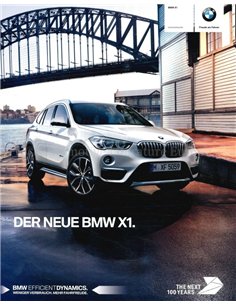 2016 BMW X1 BROCHURE GERMAN