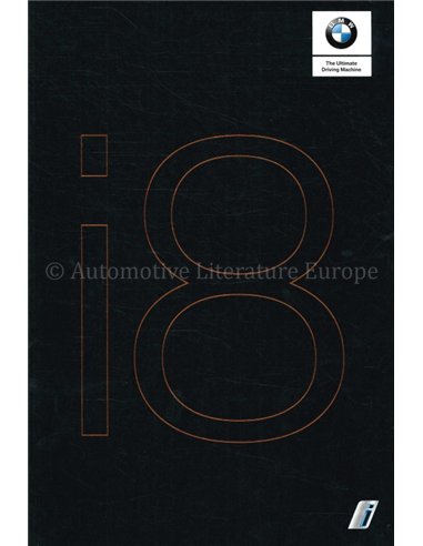 2018 BMW I8 BROCHURE ENGLISH