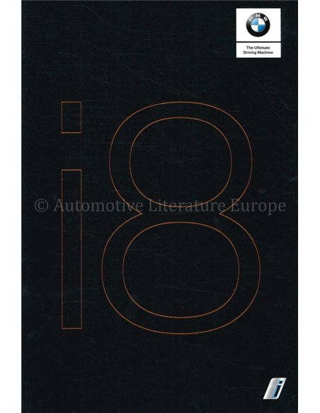 2018 BMW I8 BROCHURE ENGLISH