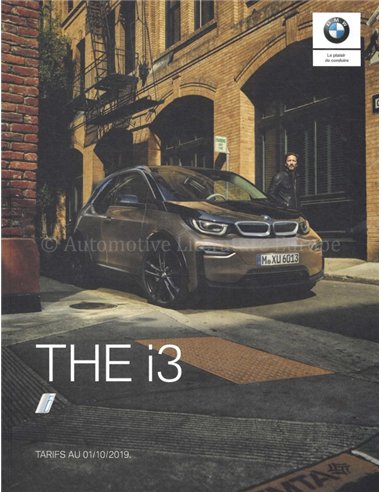 2019 BMW I3 BROCHURE FRANS