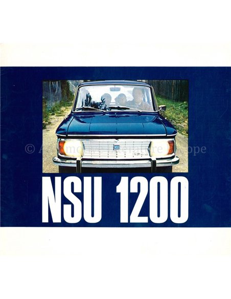 1967 NSU 1200 PROSPEKT NIEDERLÄNDISCH