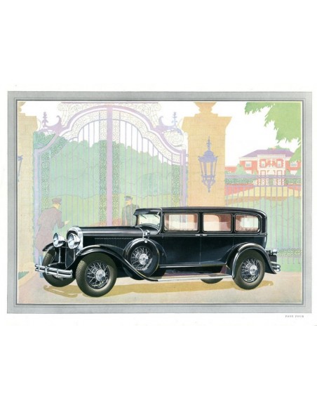 1930 BUICK MODEL 60 61 64 C 68 69 BROCHURE ENGELS
