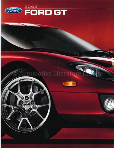 2006 FORD GT BROCHURE ENGLISH