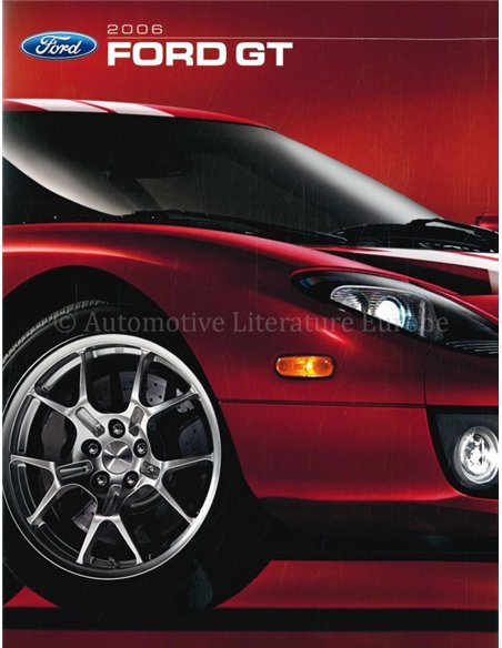 2006 FORD GT BROCHURE ENGELS