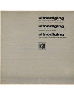 1968 NSU RANGE BROCHURE DUTCH
