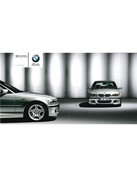 2004 BMW 3 SERIE M SPORTPAKKET BROCHURE NEDERLANDS