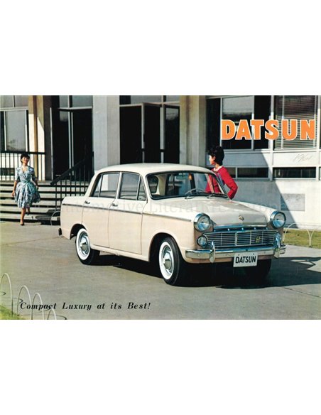 1961 DATSUN BLEUBIRD BROCHURE ENGELS