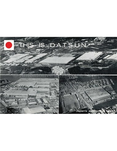 1966 DATSUN PROGRAMMA BROCHURE NEDERLANDS 