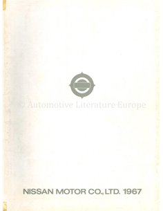 1967 NISSAN FACTORY BROCHURE ENGLISH 