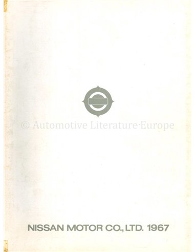 1967 NISSAN BEDRIJFS BROCHURE ENGELS 