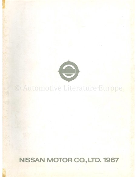 1967 NISSAN FACTORY BROCHURE ENGLISH 
