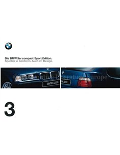 1997 BMW 3 SERIES COMPACT SPORT EDITION  BROCHURE GERMAN