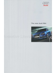 2005 AUDI RS4 BROCHURE ENGLISH