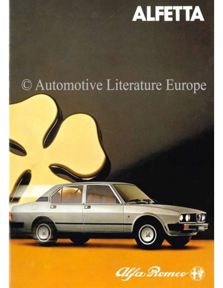 1982 ALFA ROMEO ALFETTA BROCHURE DUITS