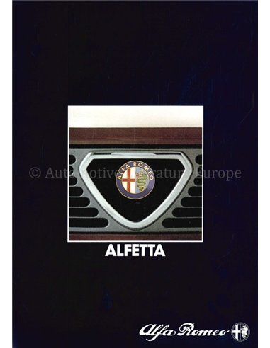 1983 ALFA ROMEO ALFETTA BROCHURE FRENCH
