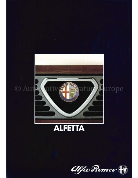 1983 ALFA ROMEO ALFETTA BROCHURE FRANS
