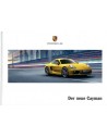 2013 PORSCHE CAYMAN HARDCOVER BROCHURE DUITS