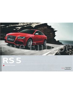 2010 AUDI RS5 COUPÉ HARDCOVER BROCHURE ENGELS