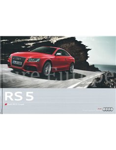 2010 AUDI RS5 COUPÉ HARDCOVER BROCHURE DUITS