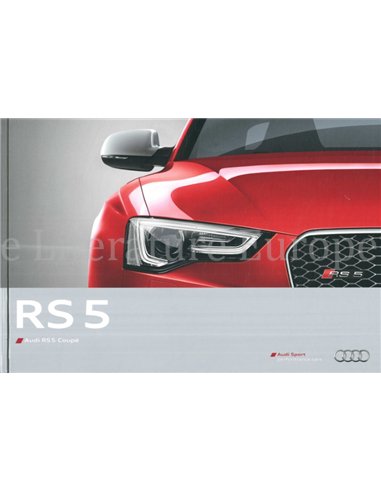 2012 AUDI RS5 COUPÉ HARDBACK BROCHURE GERMAN