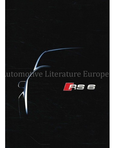 2002 AUDI RS6 PROSPEKT DEUTSCH