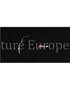 2002 AUDI RS6 PHOTO CARDS BROCHURE GERMAN