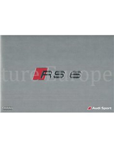 2015 AUDI RS6 AVANT BROCHURE DUITS