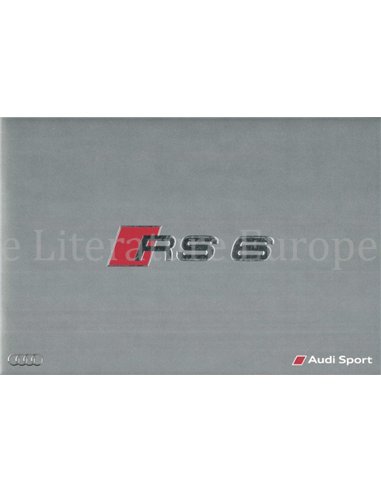 2015 AUDI RS6 AVANT BROCHURE DUITS