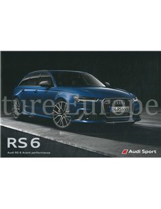 2015 AUDI RS6 AVANT BROCHURE DUITS 2