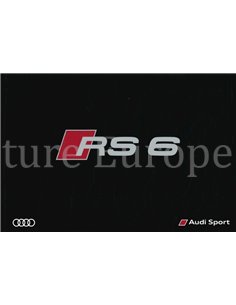 2016 AUDI RS6 AVANT HARDBACK BROCHURE GERMAN