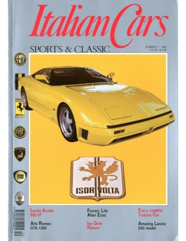 1991 ITALIAN CARS SPORTS & CLASSIC MAGAZINE ENGELS 7