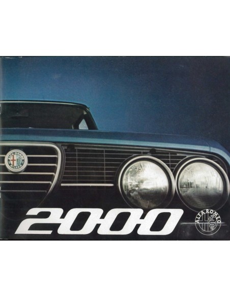 1974 ALFA ROMEO 2000 BERLINA BROCHURE FRANS