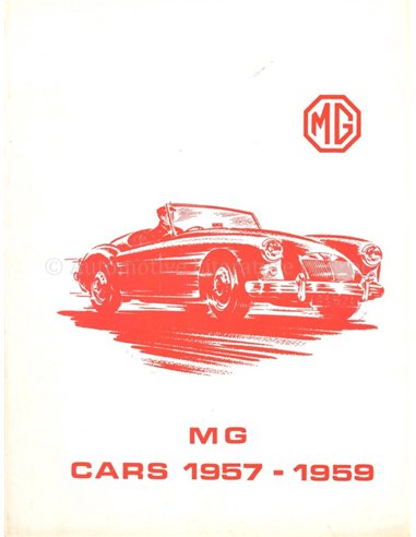 MG 1957 - 1959 (BROOKLANDS)