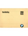 1968 BMW 1600 OWNERS MANUAL DUTCH