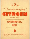 1954 CITROEN 2CV INSTRUCTIEBOEKJE NEDERLANDS