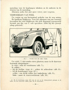1954 CITROEN 2CV INSTRUCTIEBOEKJE NEDERLANDS 2