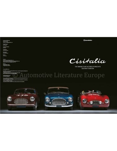 CISITALIA, THE BRAND THAT ALTERED PORSCHE'S DESTINY FOREVER