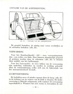 1959 CITROEN 2CV INSTRUCTIEBOEKJE NEDERLANDS 2