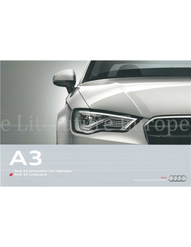 2013 AUDI A3 | S3 BROCHURE DUTCH