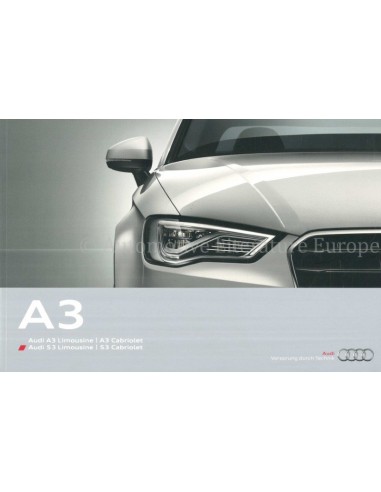 2014 AUDI A3 | S3 BROCHURE DUITS