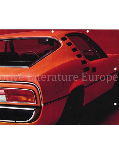 1973 ALFA ROMEO MONTREAL BROCHURE DUTCH
