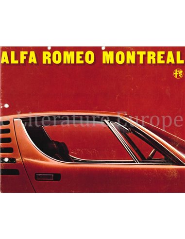 1973 ALFA ROMEO MONTREAL PROSPEKT NIEDERLANDISCH