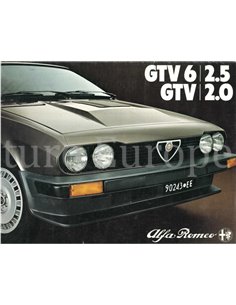 1980 ALFA ROMEO GTV | GTV6 BROCHURE DUITS