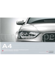 2013 AUDI A4 | S4 BROCHURE DUITS