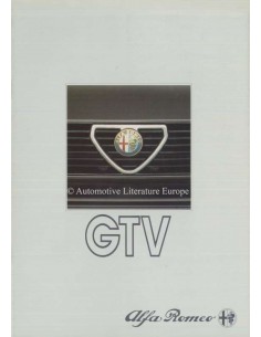 1983 ALFA ROMEO GTV | GTV6 BROCHURE GERMAN